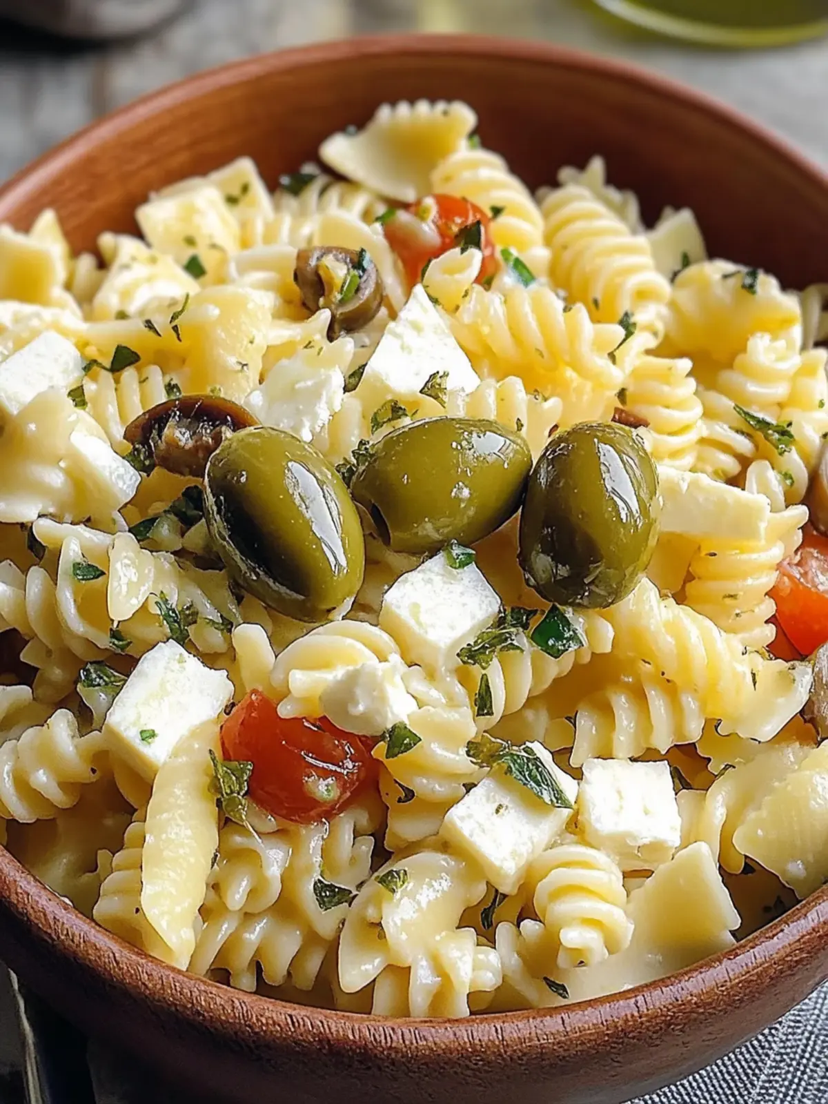 Tasty Dirty Martini Pasta Salad for Olive Lovers Bliss 4 Tasty Dirty Martini Pasta Salad Olive Lovers