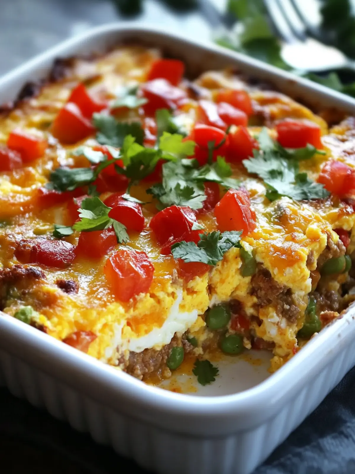 Savory Southwest Egg Bake: Your Easy Breakfast Casserole Fix 3 Savory Southwest Egg Bake: Easy Breakfast Casserole Recipe