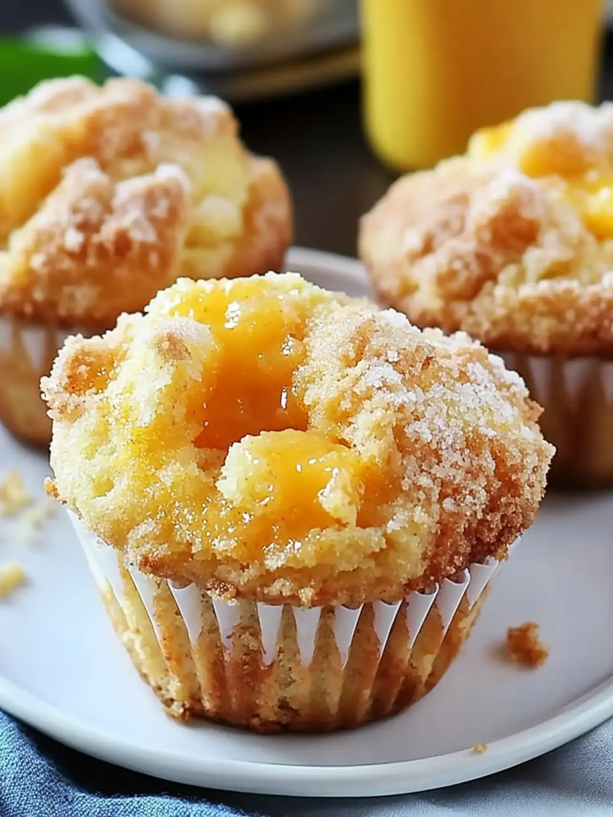 Homemade Peach Cobbler Muffins That Taste Like Summer Bliss 2 Homemade Peach Cobbler Muffins
