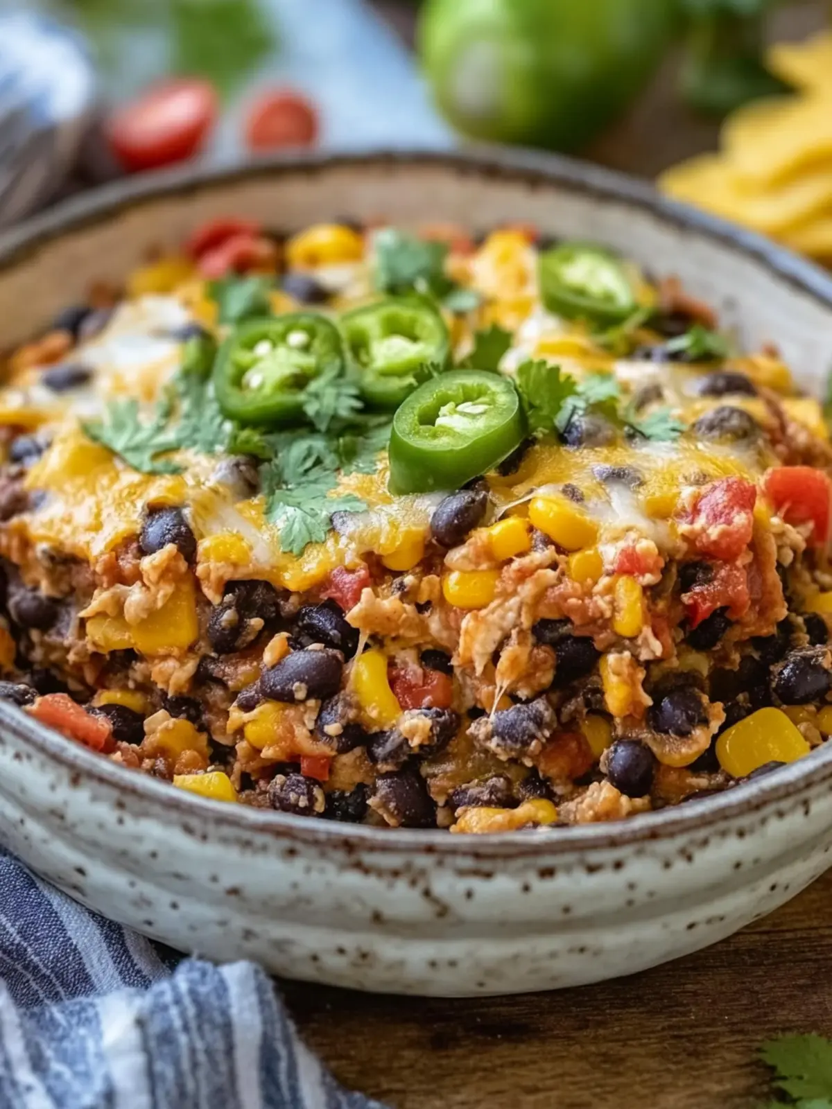 Southwestern Black Bean Casserole: A Cozy Family Winner 5 Southwestern Black Bean Casserole