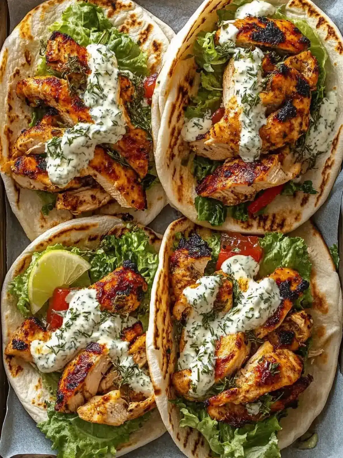 Sheet Pan Chicken Pitas with Herby Ranch for Easy Weeknight Joy 3 Sheet Pan Chicken Pitas with Herby Ranch