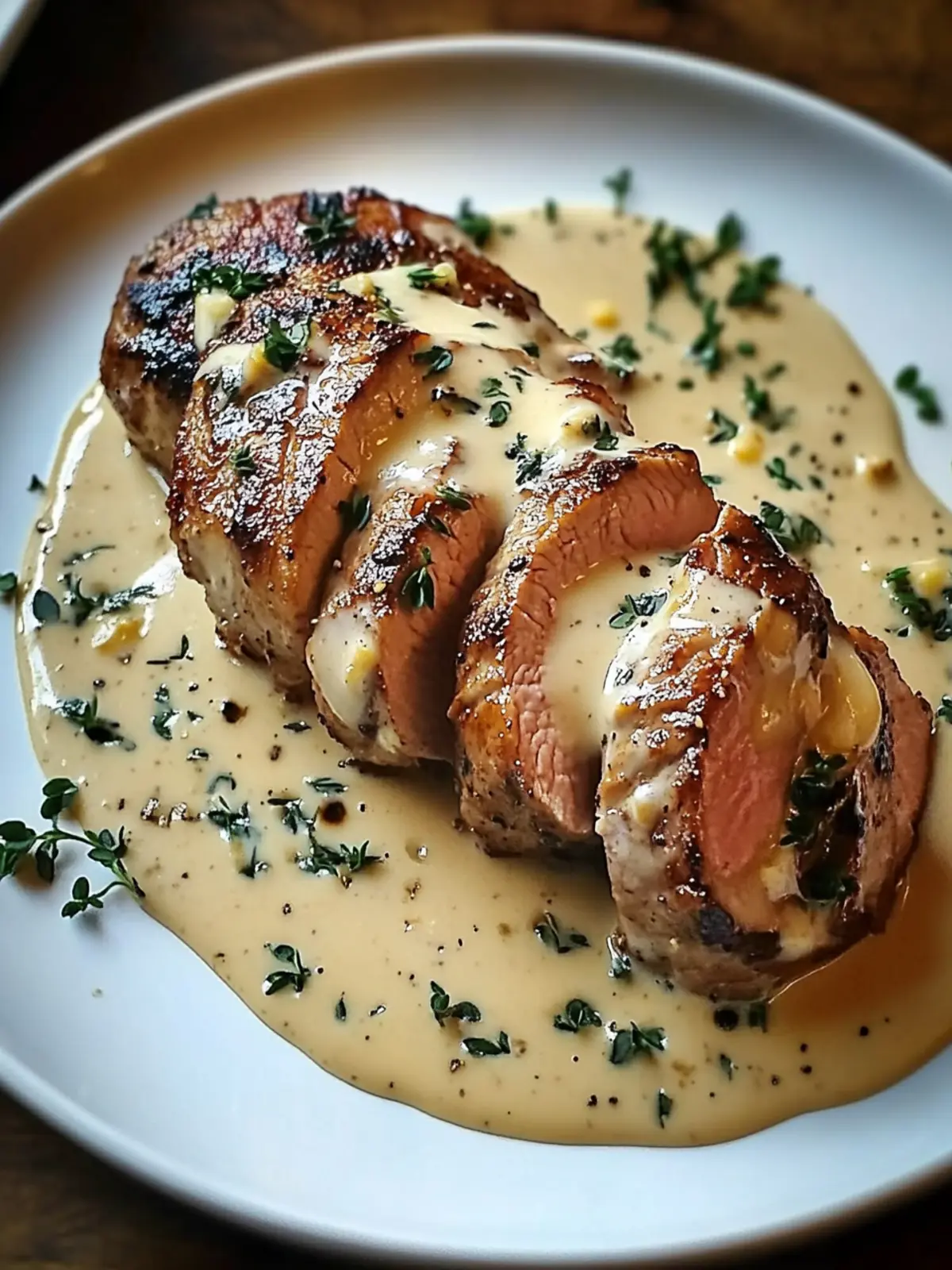 Irresistibly Juicy Pork Tenderloin with Creamy Dijon Delight 4 Irresistibly Juicy Pork Tenderloin with Dijon Cream Sauce
