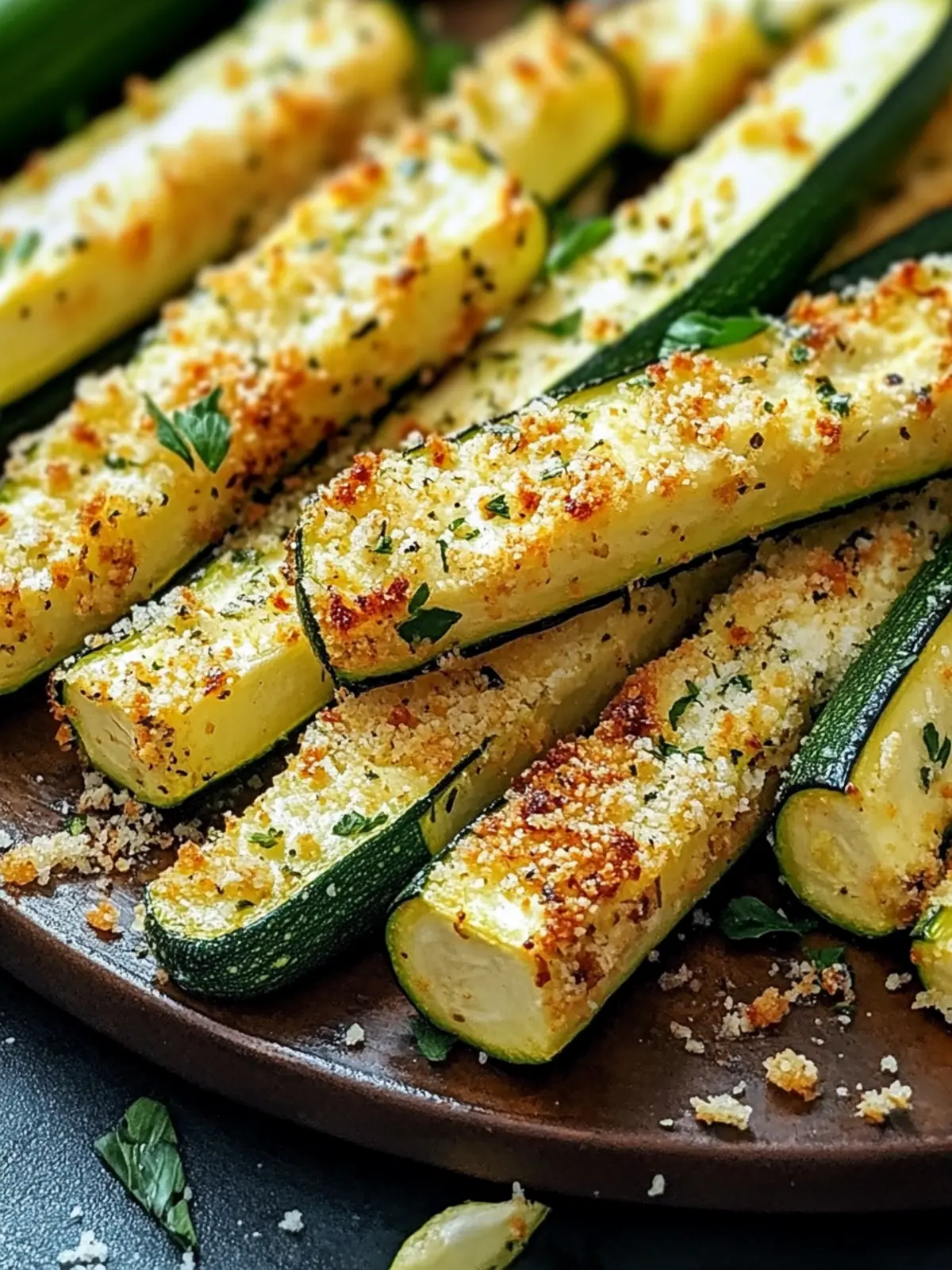 Crispy Zesty Baked Zucchini Sticks for Guilt-Free Snacking 2 Zesty Baked Zucchini Sticks