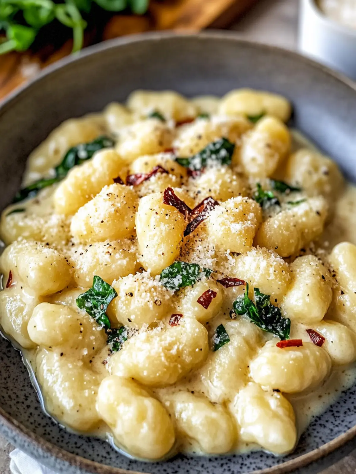 Delicious Creamy Buttery Tuscan Gnocchi Recipe in 25 Minutes 3 reamy buttery Tuscan gnocchi recipe