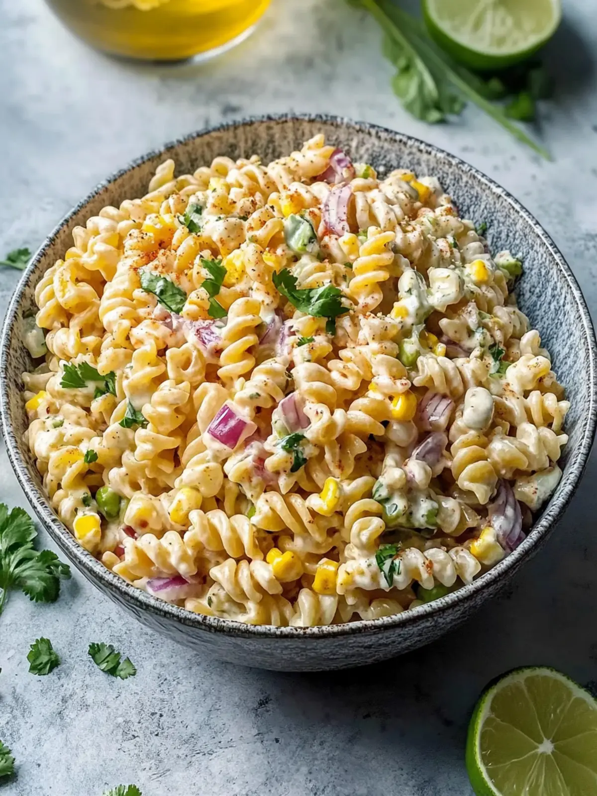 Creamy High Protein Elote Pasta Salad for Summer Fun 3 Creamy High Protein Elote Pasta Salad