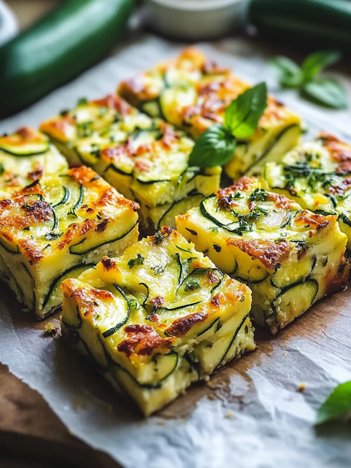 Delicious Vegetarian Zucchini Slice for Guilt-Free Snacking 2 Delicious Vegetarian Zucchini Slice for Guilt-Free Snacking