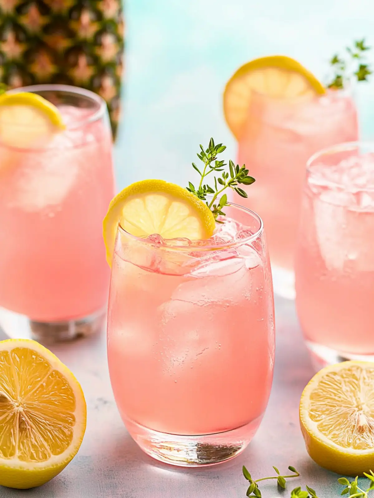 Pineapple Pink Lemonade Party Drink for Gorgeous Gatherings 2 Pineapple Pink Lemonade Party Drink