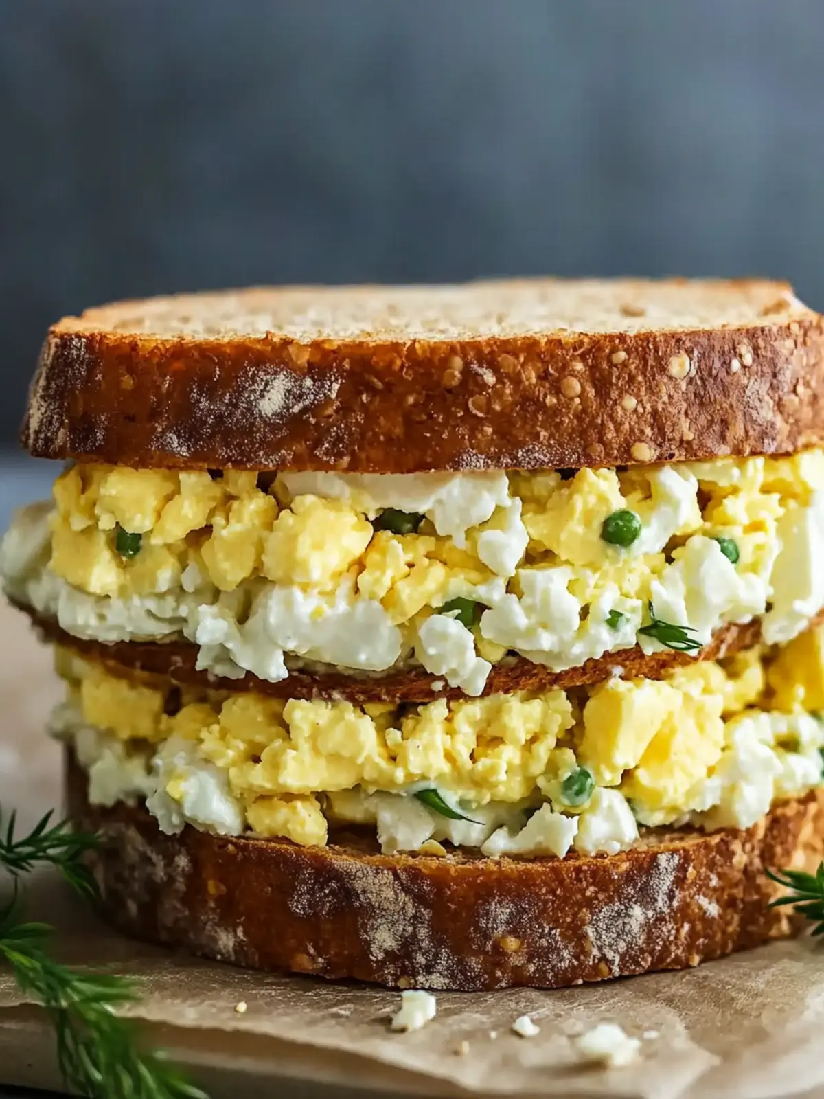 Delicious Protein-Packed Cottage Cheese Egg Salad Sandwich 5 Protein-Packed Cottage Cheese Egg Salad Sandwich
