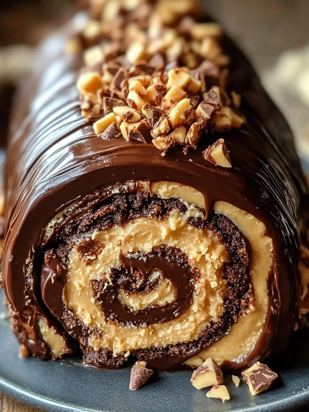 Decadent Peanut Butter Cup Chocolate Roll Recipe for Joyful Sharing 5 Decadent Peanut Butter Cup Chocolate Roll Recipe