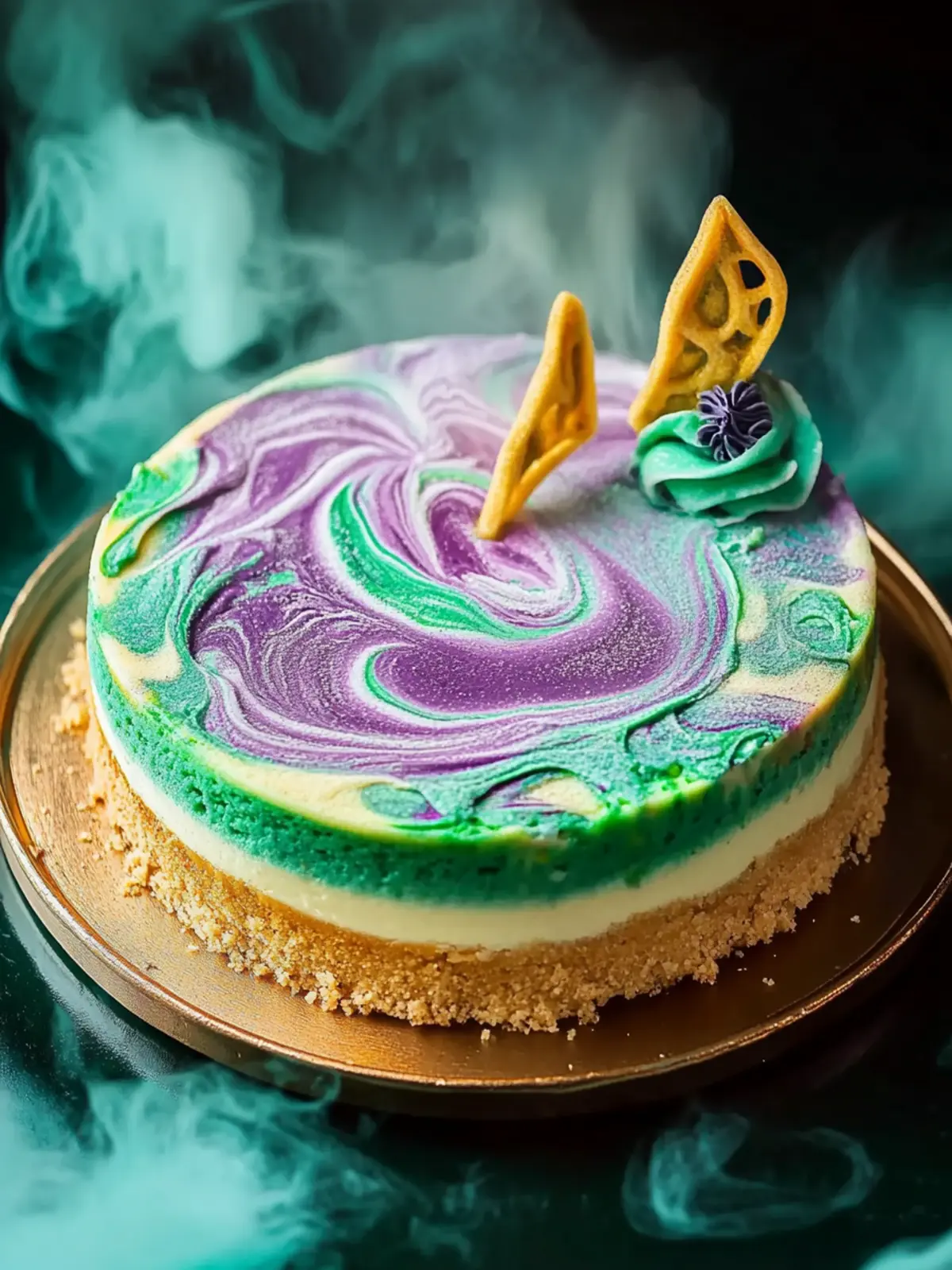 Transform Your Dessert Game with Polyjuice Potion Swirl Cheesecake 2 Polyjuice Potion Swirl Cheesecake