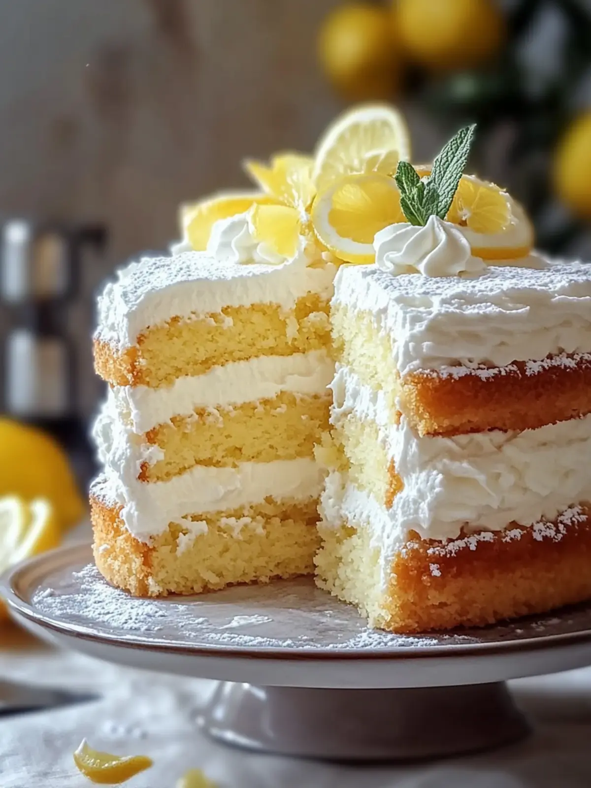 Italian Lemon Cream Cake That’s a Slice of Sunshine Delight 5 Italian Lemon Cream Cake