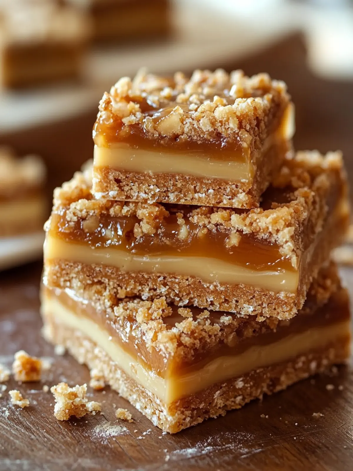 Caramel Crush Bars Dessert: Irresistible Oat Treats to Savor 5 Caramel Crush Bars Dessert