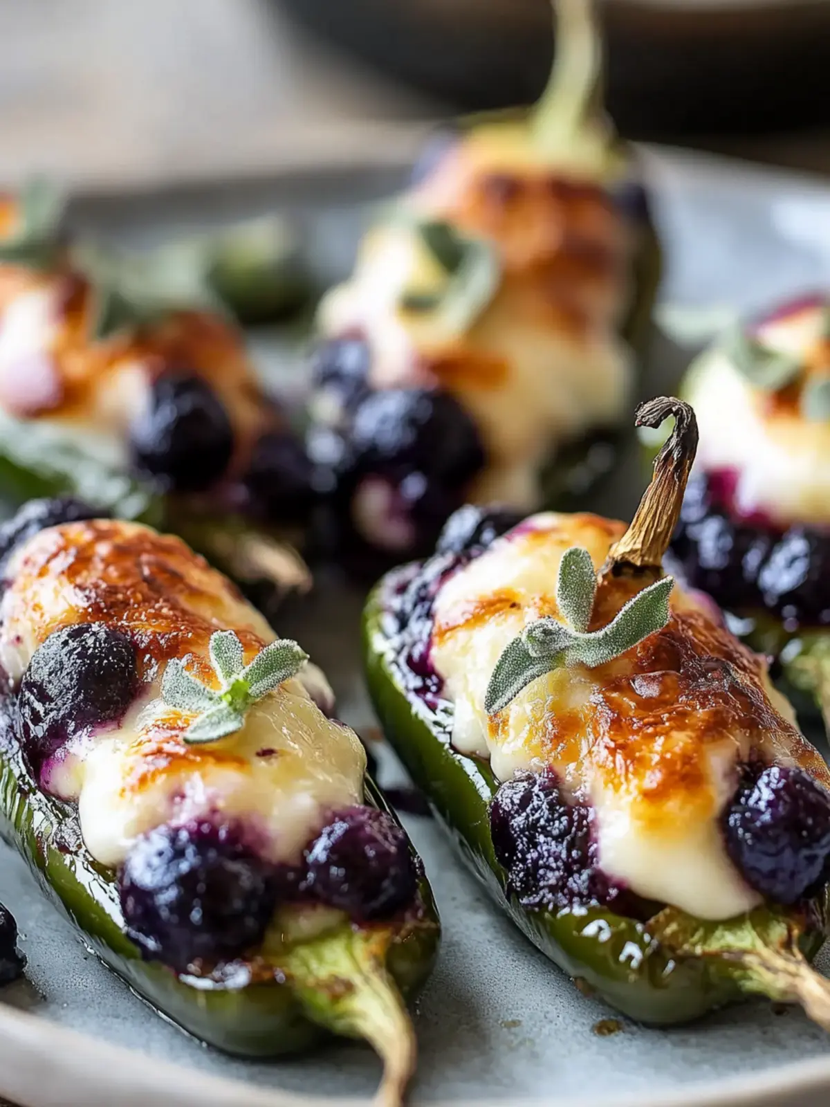 Blueberry Brie Jalapeño Poppers That Wow Every Party Guest 3 Blueberry Brie Jalapeño Poppers