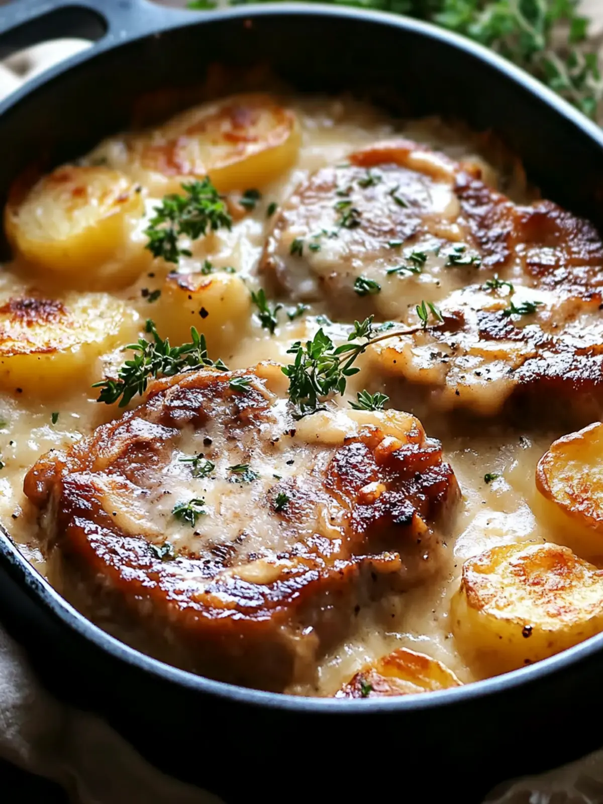 Irresistibly Savory Smothered Pork Chop and Scalloped Potato Bliss 4 Irresistibly Savory Smothered Pork Chop and Scalloped Potato Casserole