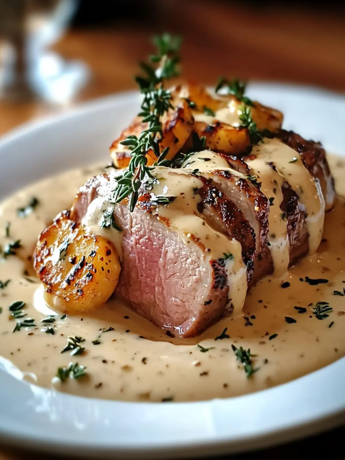 Irresistibly Juicy Pork Tenderloin with Creamy Dijon Delight 2 Irresistibly Juicy Pork Tenderloin with Dijon Cream Sauce