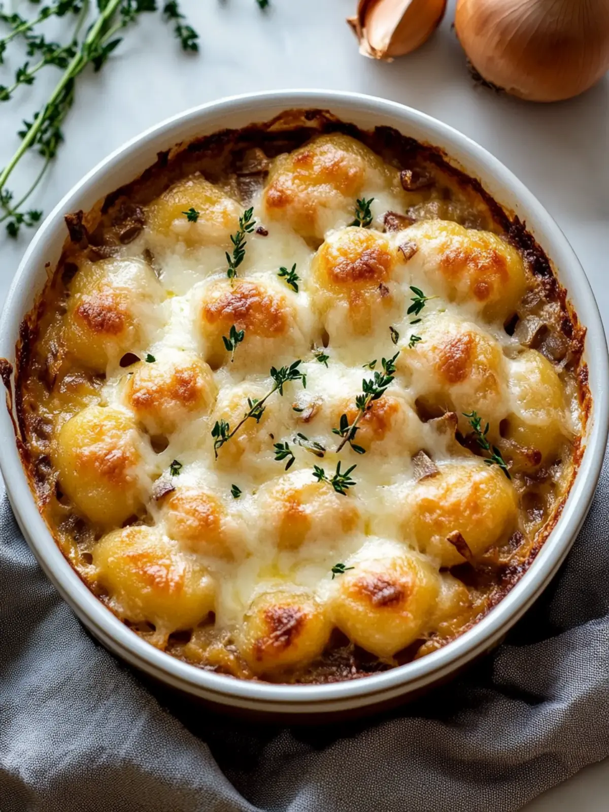 Mouthwatering Baked French Onion Gnocchi for Cozy Nights 4 Mouthwatering Baked French Onion Gnocchi