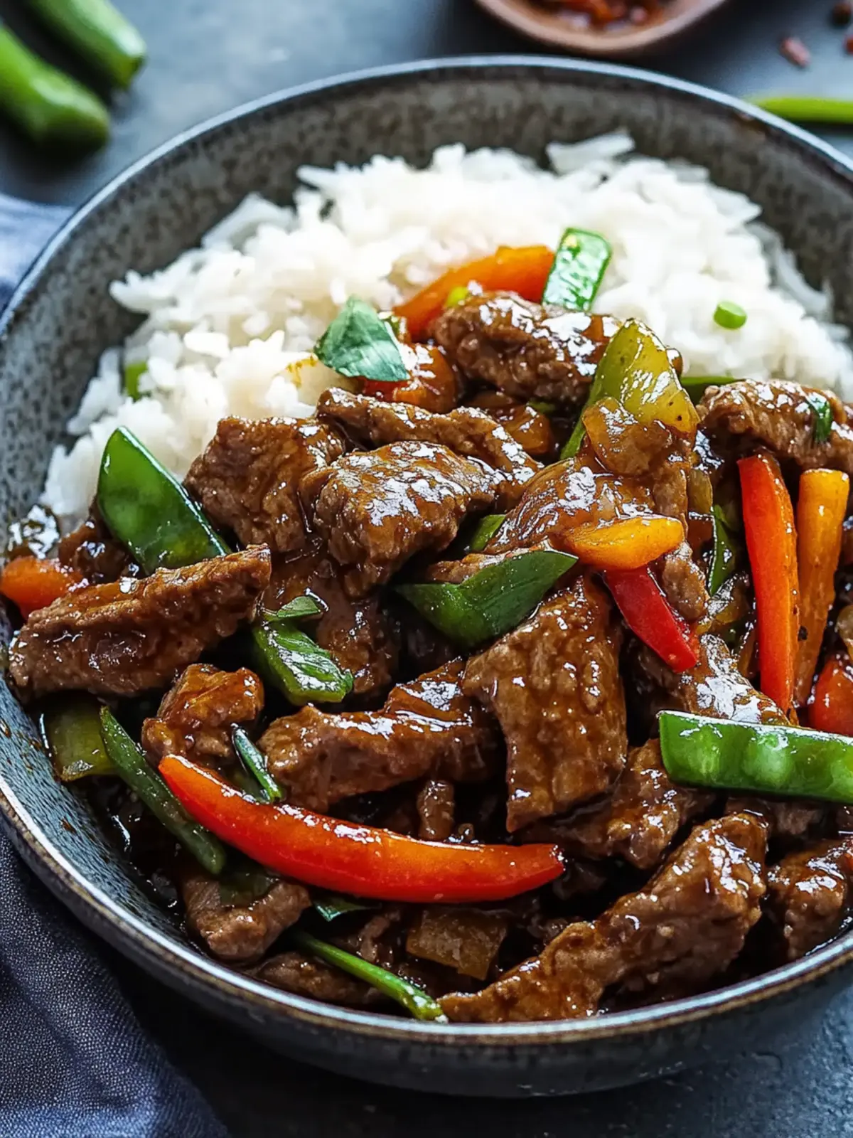Sweet and Spicy Beef Stir Fry Ready in 15 Minutes 3 Sweet and Spicy Beef Stir Fry