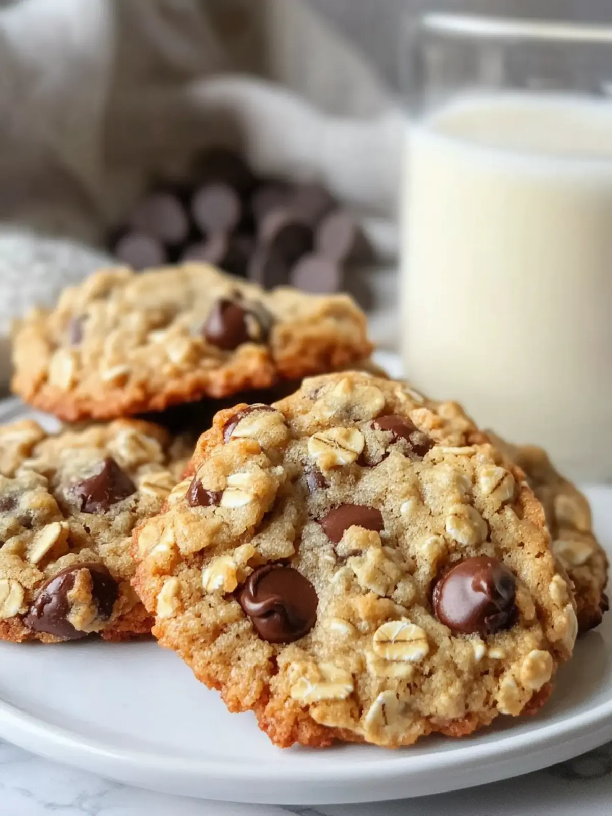 Thick and Chewy Oatmeal Chocolate Chip Cookies Recipe 5 Oatmeal Chocolate Chip Cookies Recipe