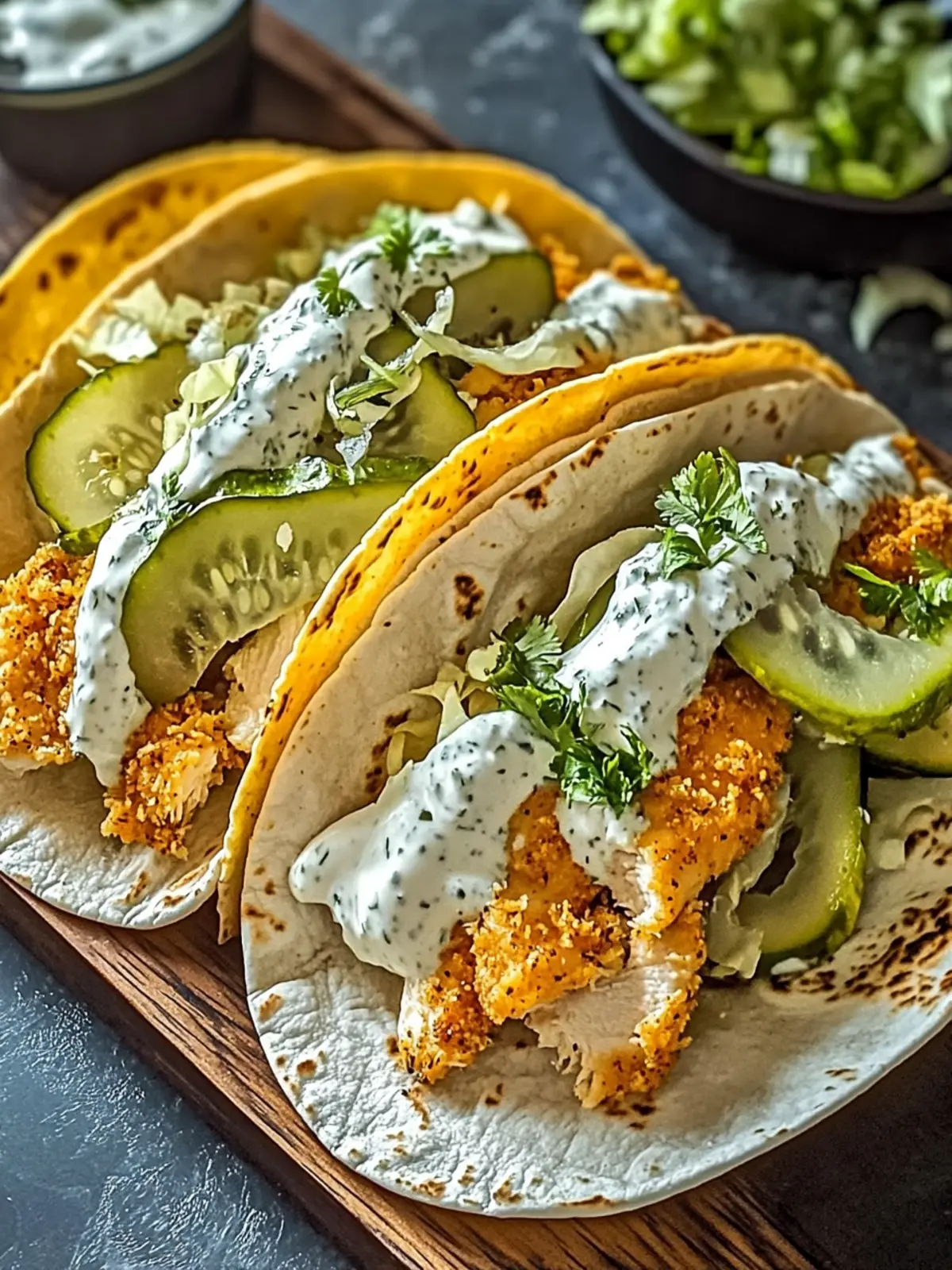 Dill Pickle Ranch Smash Chicken Tacos: A Flavorful Twist