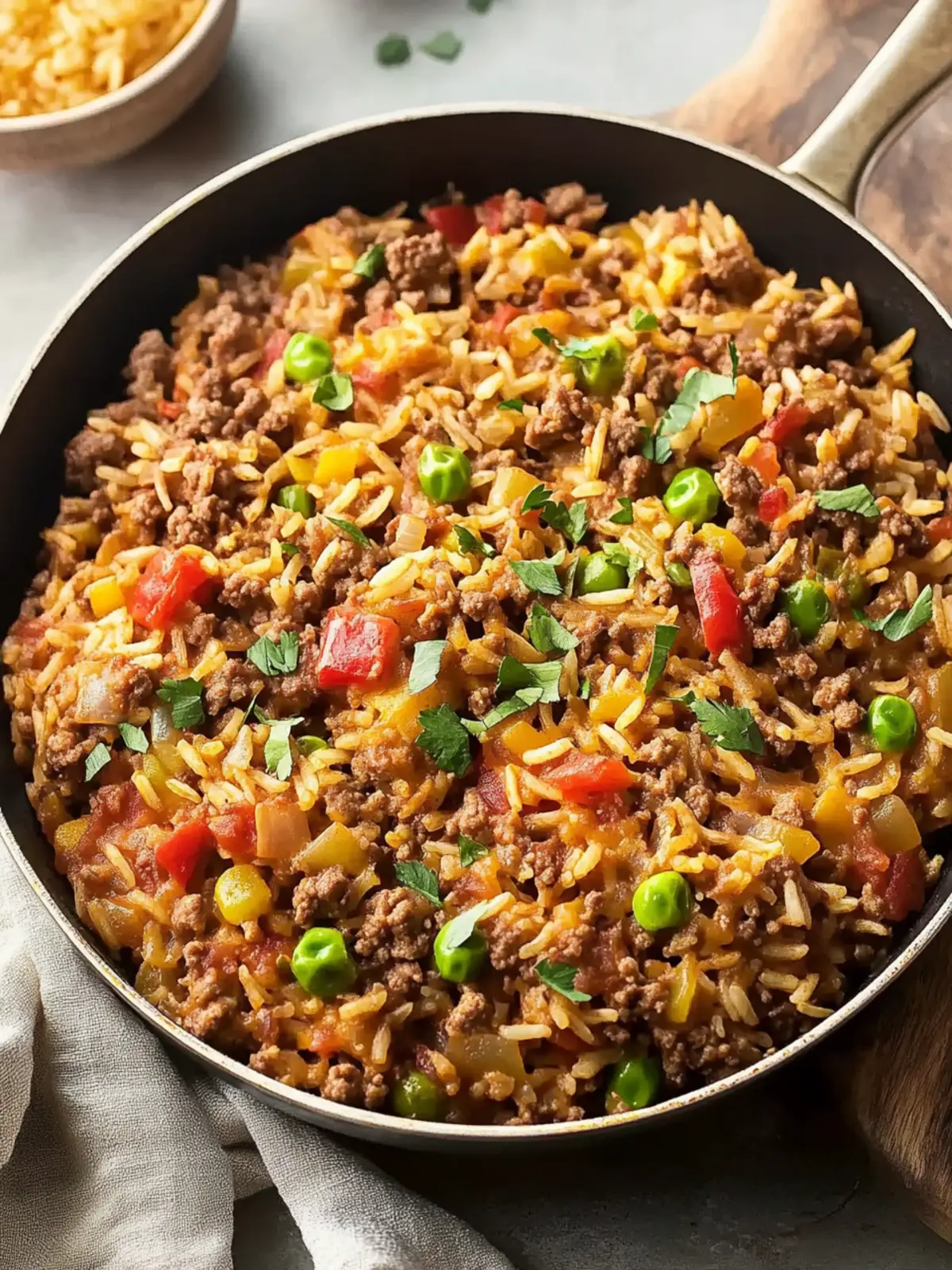 Classic Ground Beef and Rice Skillet Ready in 30 Minutes 4 Classic Ground Beef and Rice Skillet