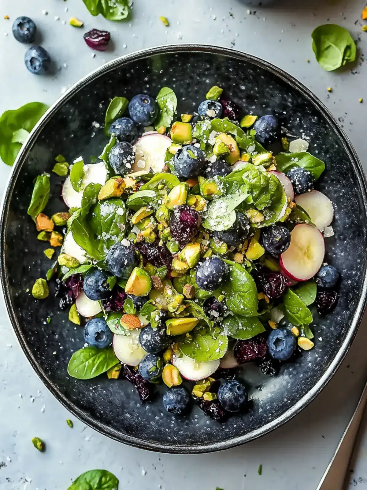 Blueberry Pistachio Spring Salad That Elevates Your Wellness 4 Blueberry Pistachio Spring Salad