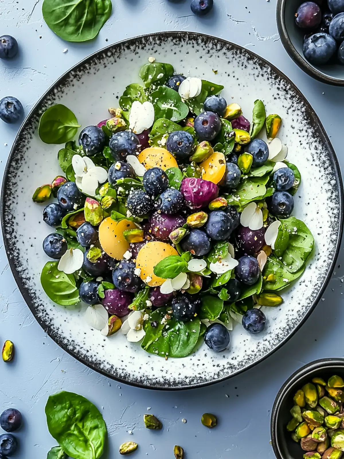 Blueberry Pistachio Spring Salad