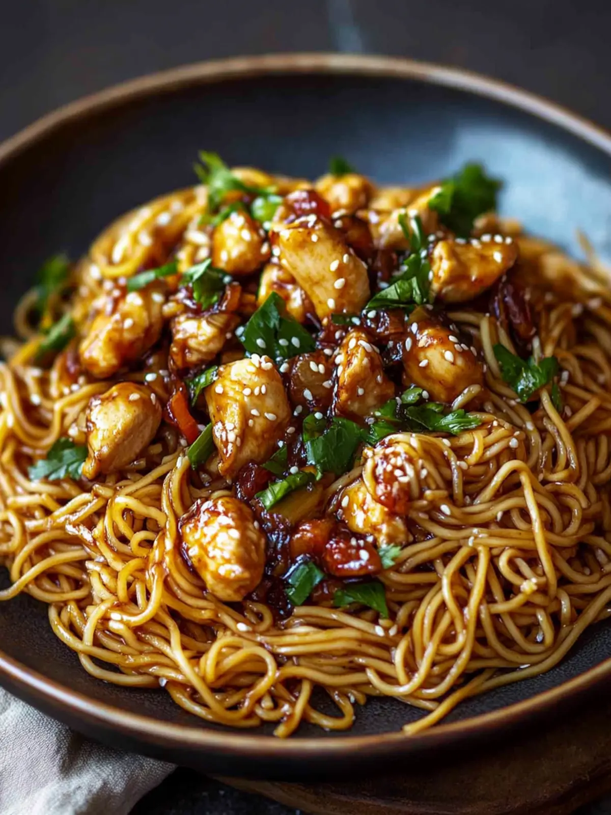 Sticky Garlic Chicken Noodles: Your New Favorite Weeknight Meal 2 Sticky Garlic Chicken Noodles