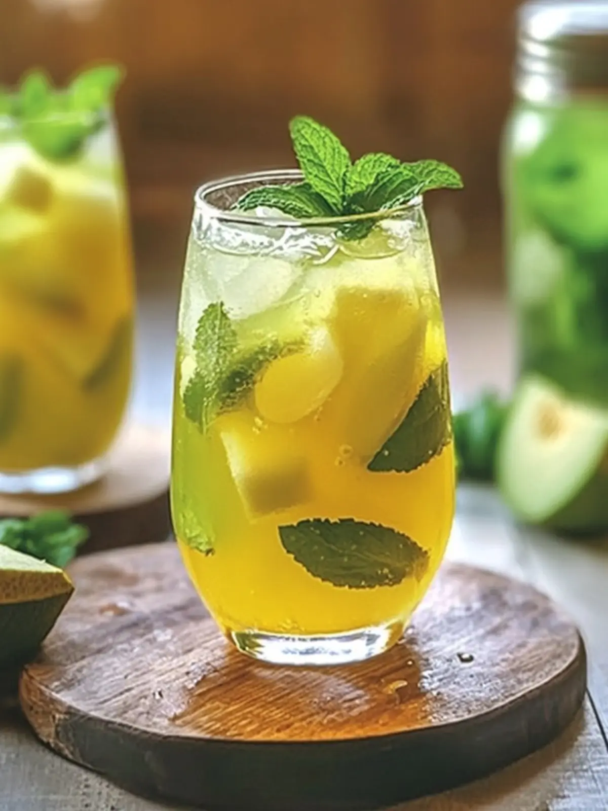 Honeydew Mint Iced Tea – A Refreshing Fusion for Summer Sips 4 Honeydew Mint Iced Tea – A Refreshing Fusion with Green Tea!