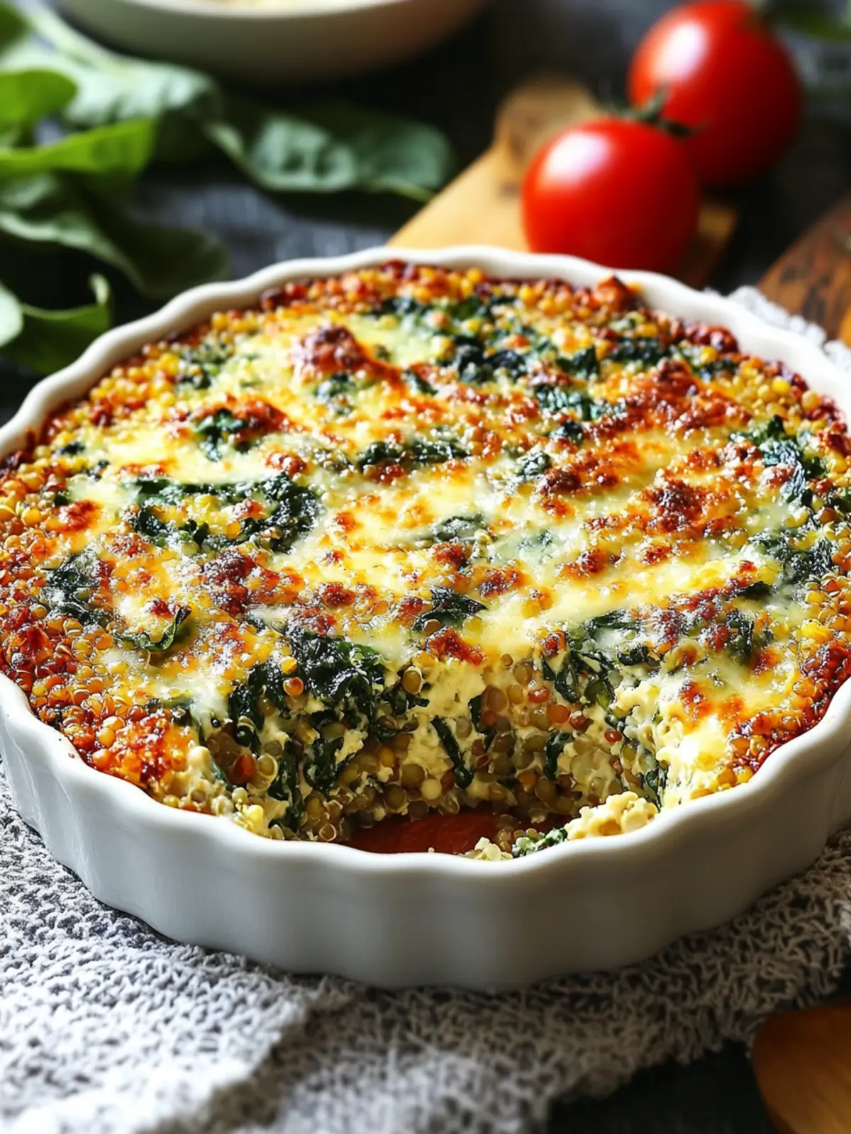 Quinoa Lentil Spinach Bake: Comfort Food You’ll Crave 3 Quinoa Lentil Spinach Bake
