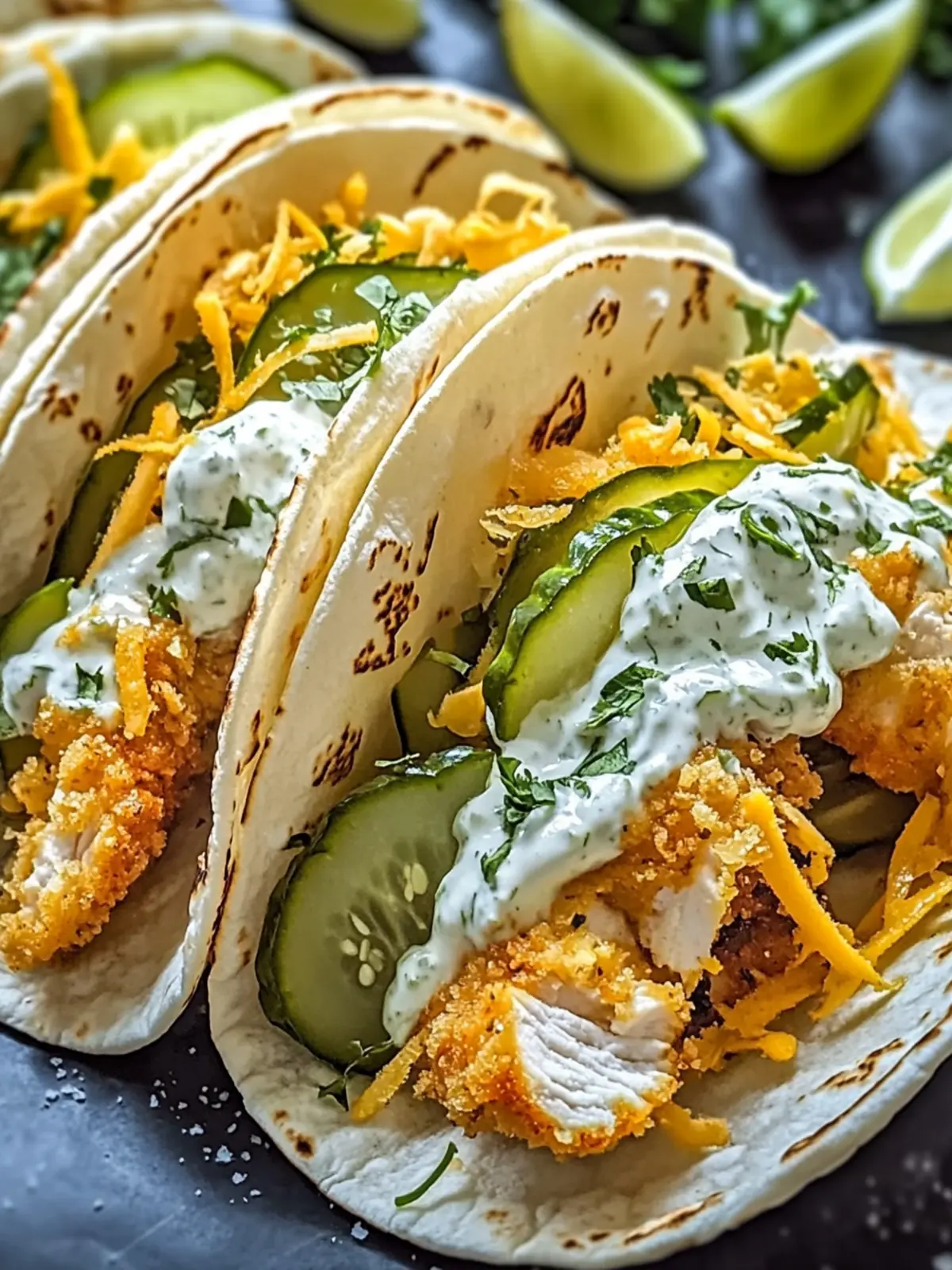 Dill Pickle Ranch Smash Chicken Tacos: A Flavorful Game Changer 2 Dill Pickle Ranch Smash Chicken Tacos: A Flavorful Twist