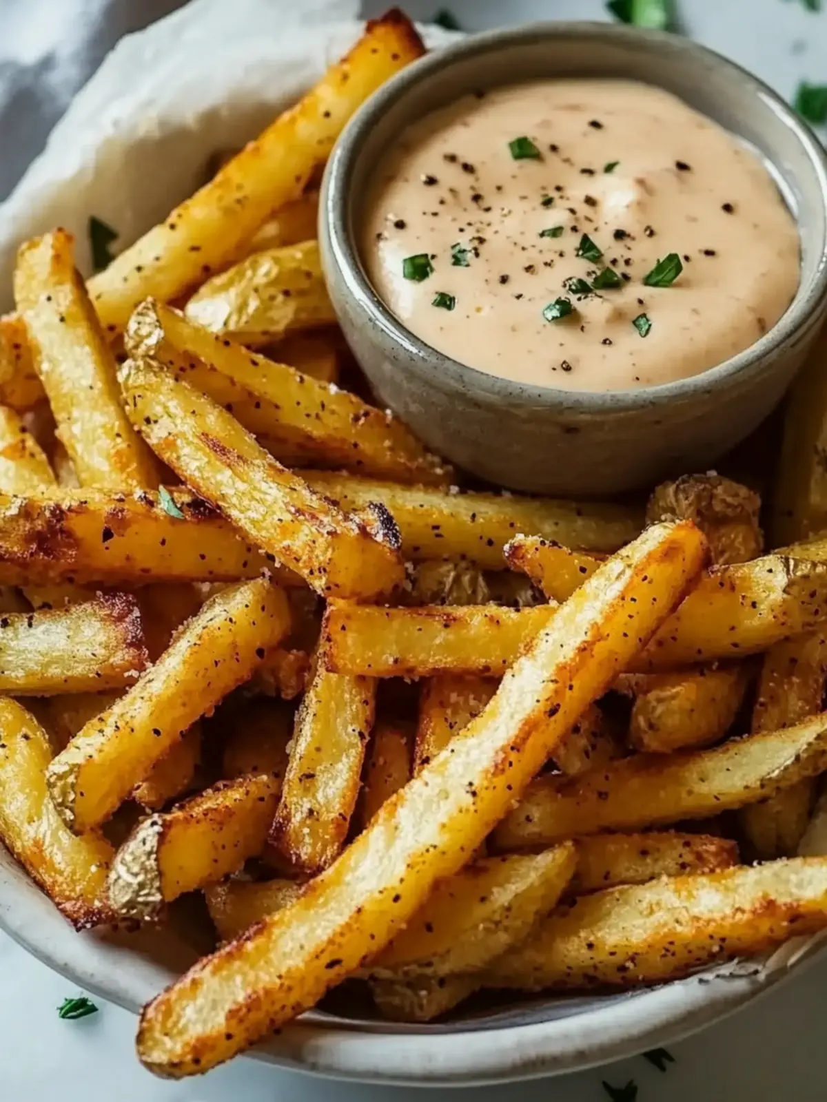 Baked Turnip Fries with Dip: A Crispy Low-Carb Delight 4 Baked Turnip Fries with Dip