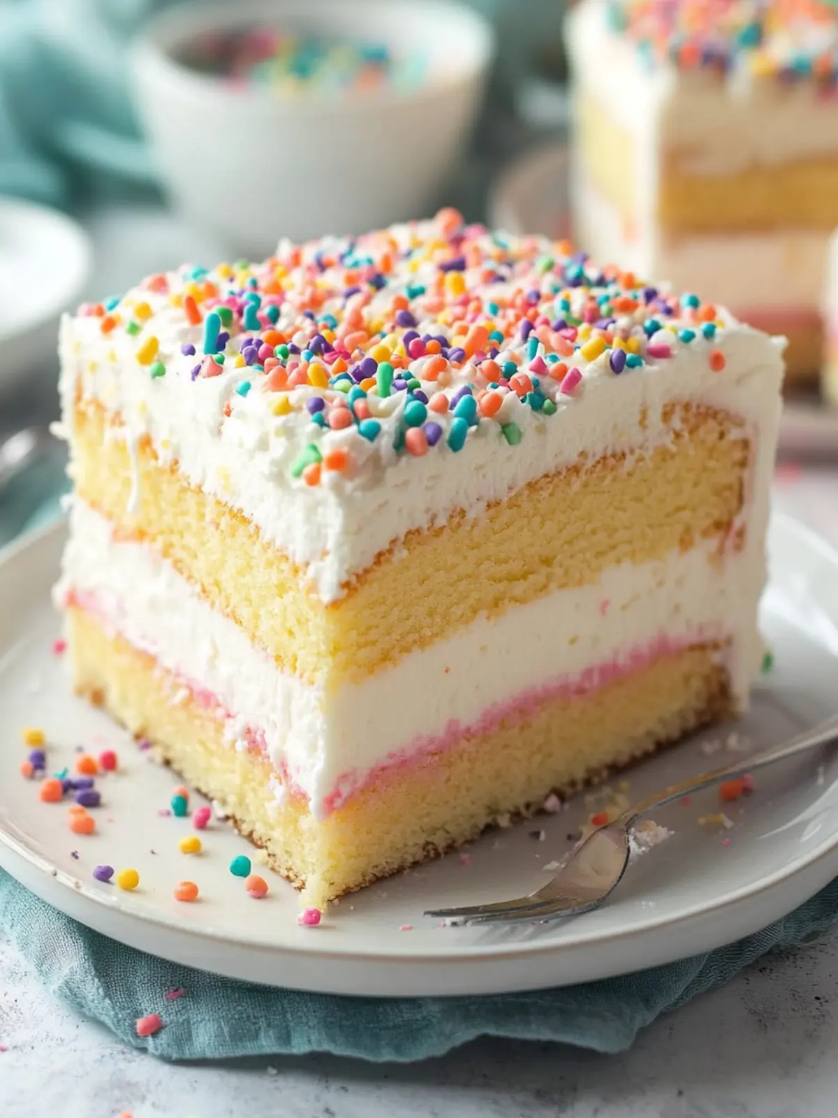 No-Bake Birthday Cake Delight That's a Celebration in Every Bite 2 Birthday Cake Delight
