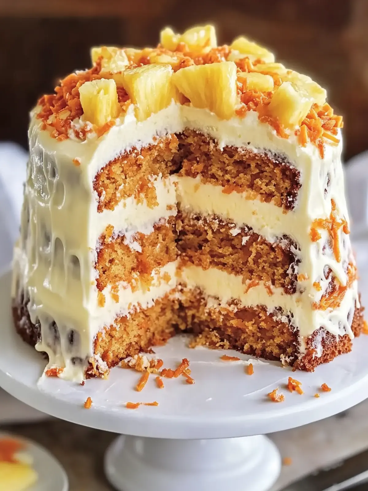 Hawaiian Carrot Pineapple Cake That Will Brighten Your Day 4 Hawaiian Carrot Pineapple Cake