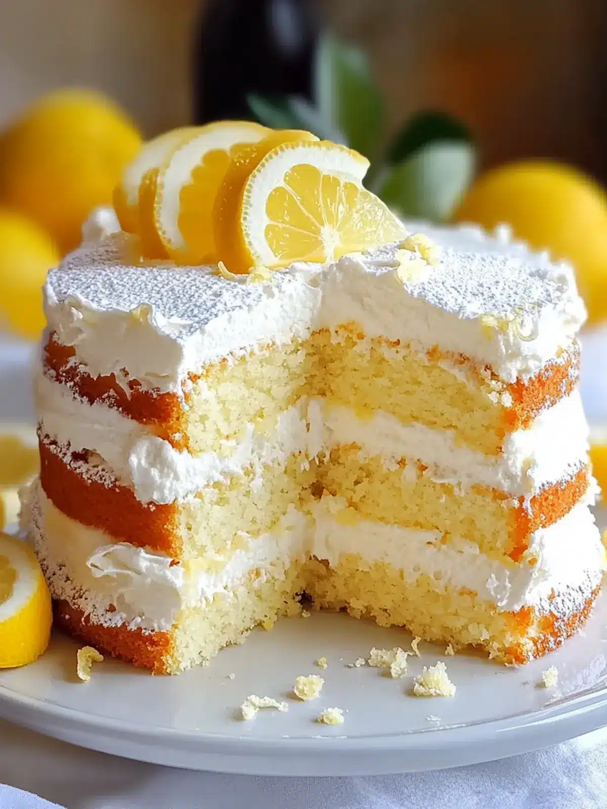 Italian Lemon Cream Cake That’s a Slice of Sunshine Delight 3 Italian Lemon Cream Cake