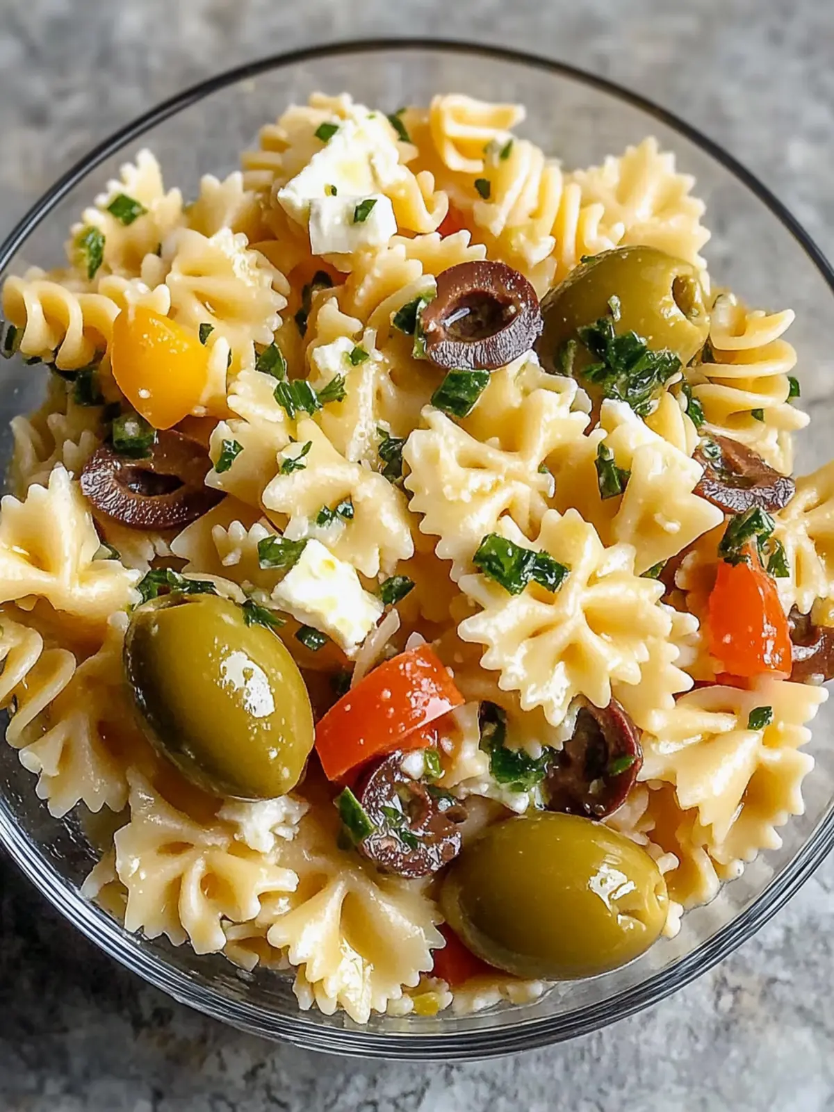 Tasty Dirty Martini Pasta Salad for Olive Lovers Bliss 3 Tasty Dirty Martini Pasta Salad Olive Lovers