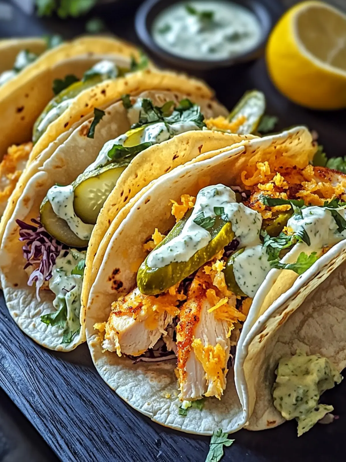 Dill Pickle Ranch Smash Chicken Tacos: A Flavorful Game Changer 3 Dill Pickle Ranch Smash Chicken Tacos: A Flavorful Twist