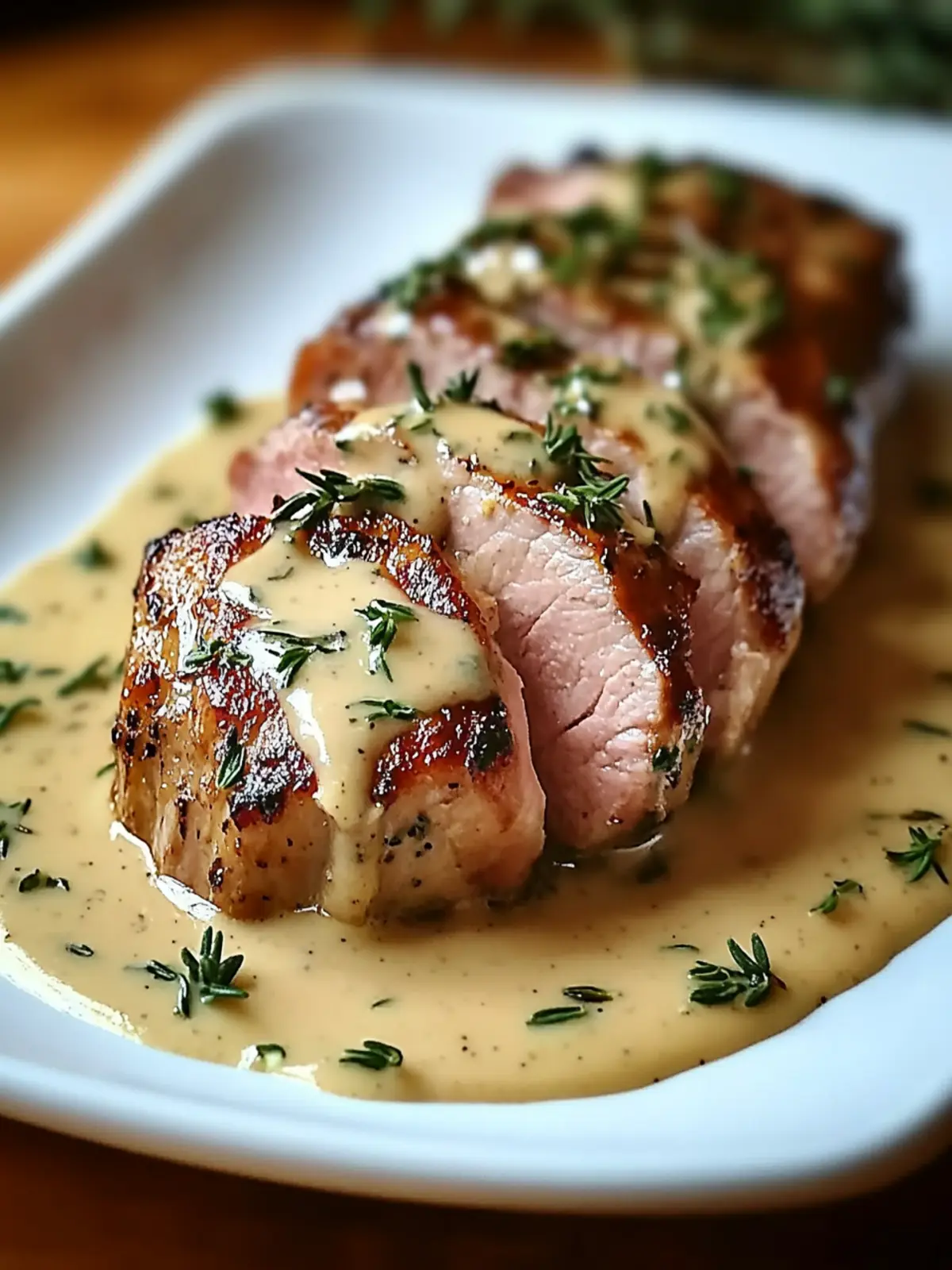 Irresistibly Juicy Pork Tenderloin with Creamy Dijon Delight 3 Irresistibly Juicy Pork Tenderloin with Dijon Cream Sauce