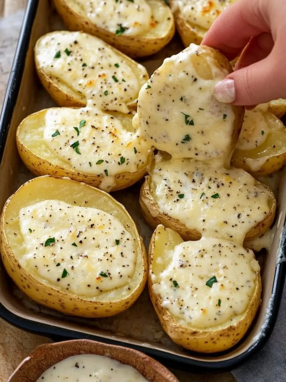 Creamy Parmesan Oven-Baked Potatoes That Steal the Show 3 Creamy Parmesan Oven-Baked Potatoes