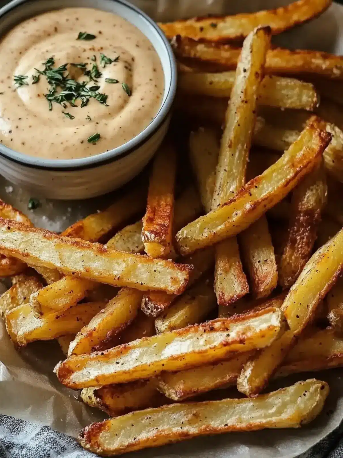 Baked Turnip Fries with Dip: A Crispy Low-Carb Delight 3 Baked Turnip Fries with Dip