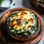 Delicious Spinach and Cheese Stuffed Portobello Mushroom Bites 7 Spinach and Cheese Stuffed Portobello Mushroom