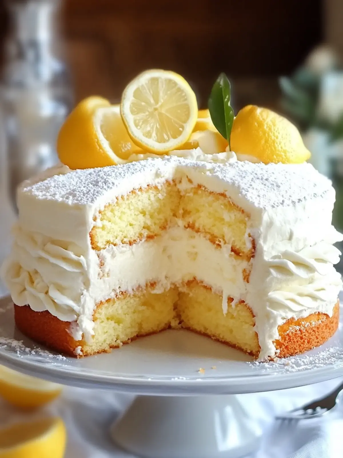 Italian Lemon Cream Cake That’s a Slice of Sunshine Delight 4 Italian Lemon Cream Cake