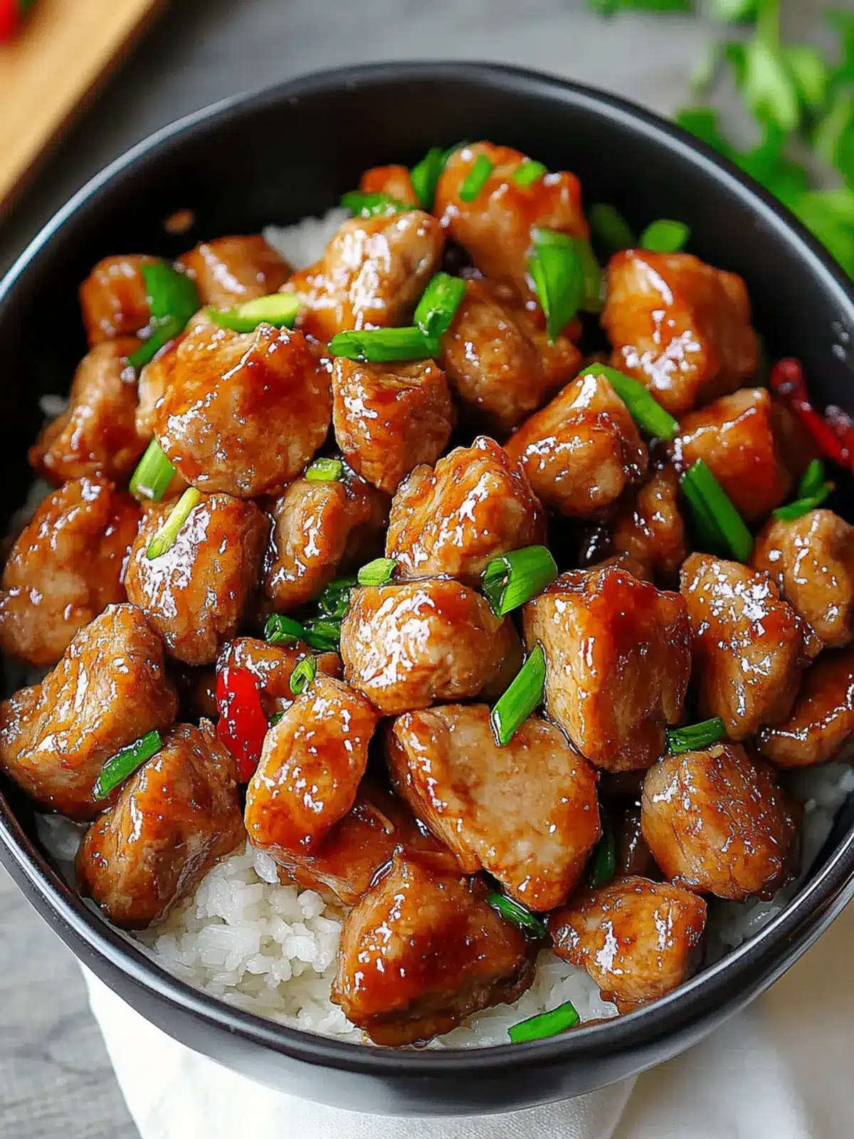 Honey Garlic Pork Stir Fry