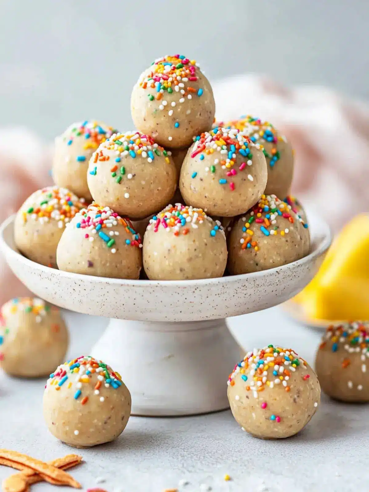 No Bake Cake Batter Protein Balls: Indulge Without Guilt 5 Bake Cake Batter Protein Balls
