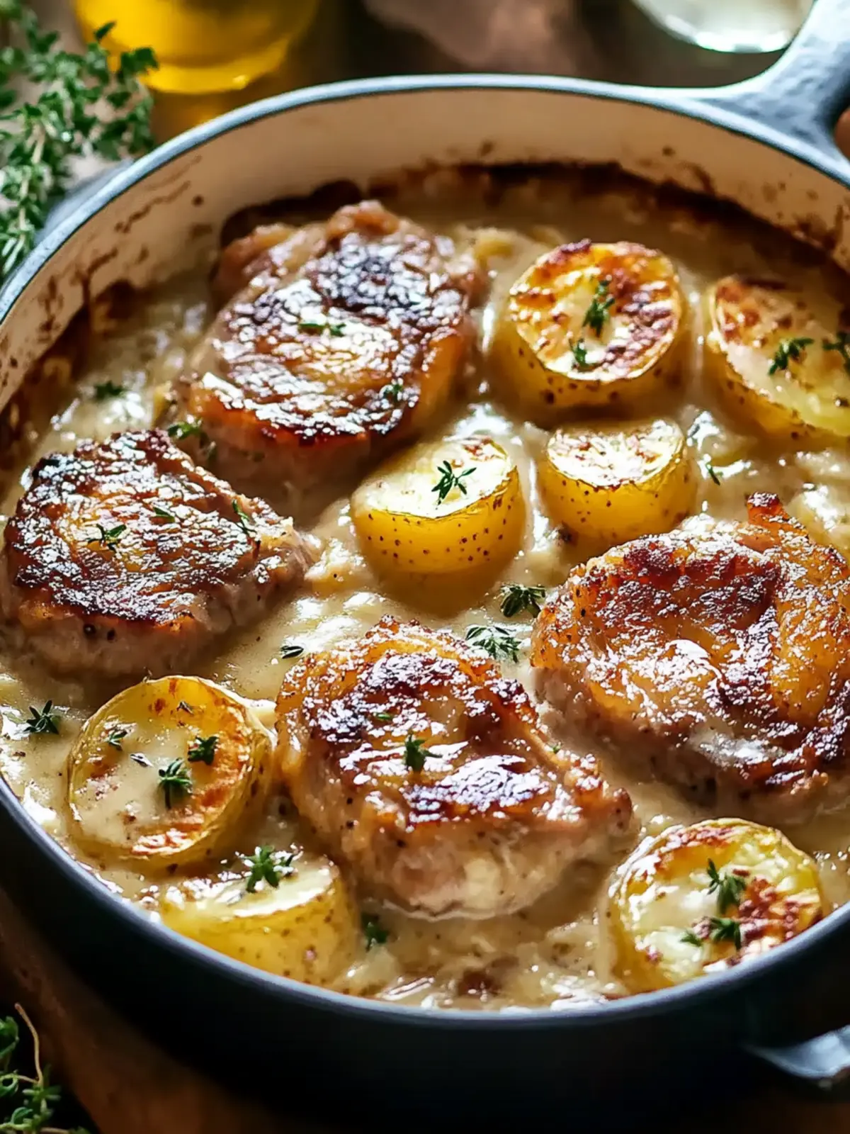 Irresistibly Savory Smothered Pork Chop and Scalloped Potato Bliss 3 Irresistibly Savory Smothered Pork Chop and Scalloped Potato Casserole