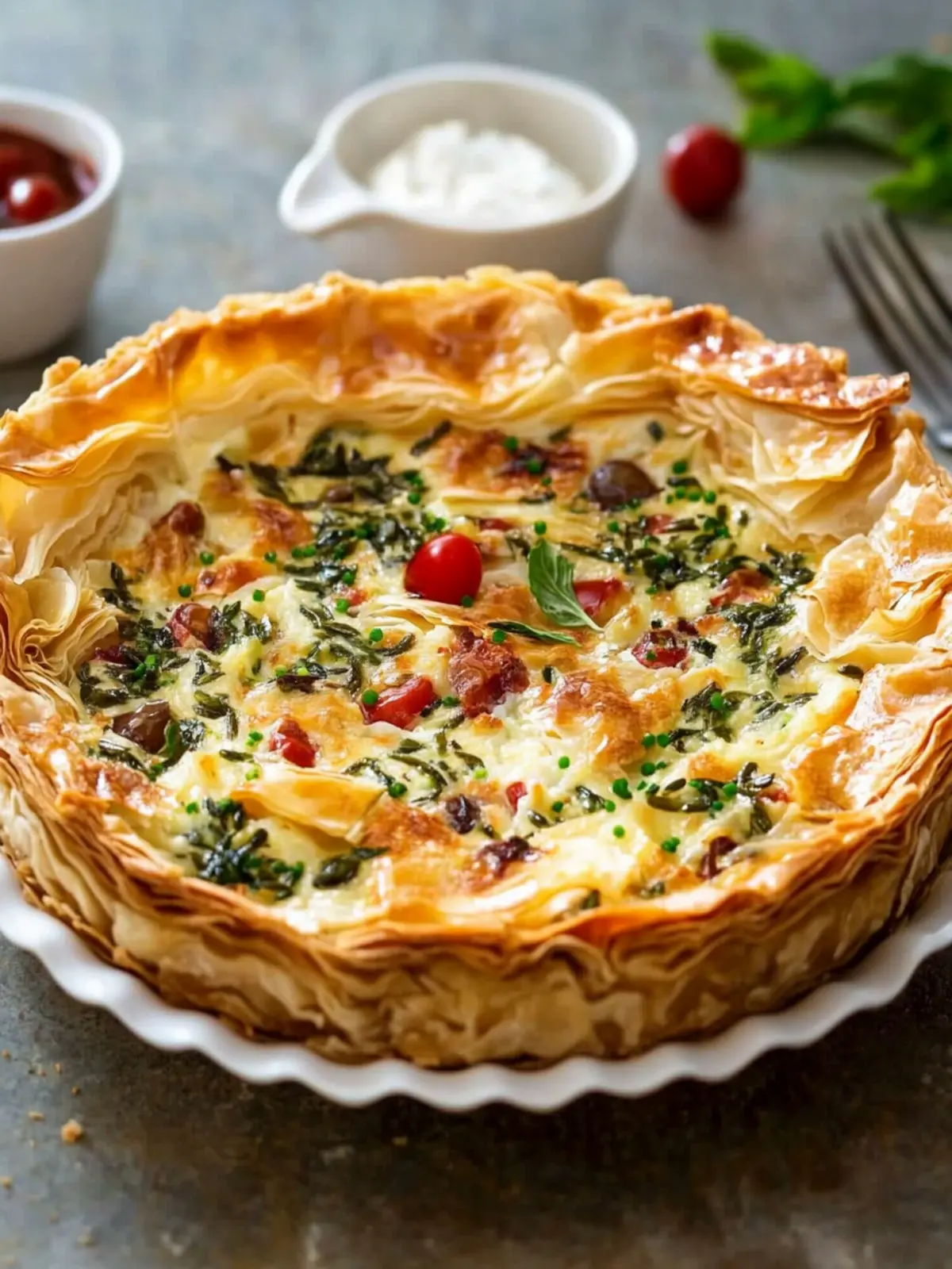 Hairy Bikers Filo Pastry Quiche Recipe
