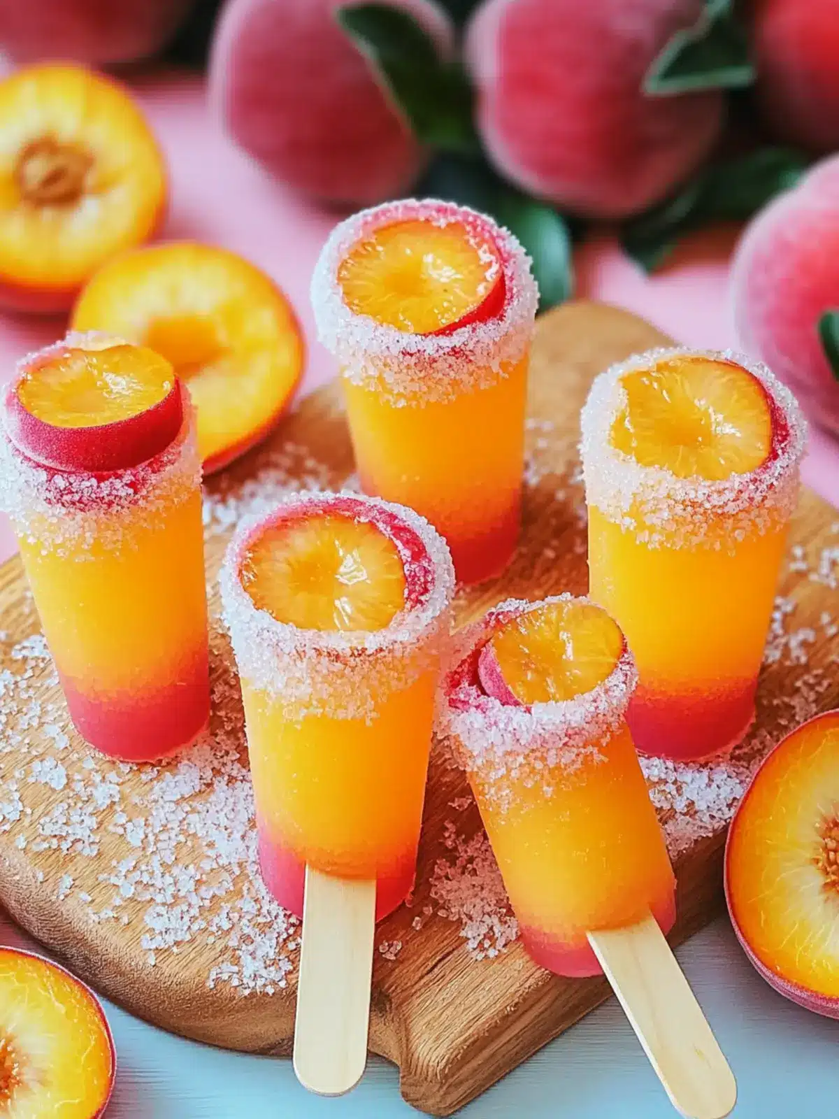 Peach Ring Pop Shots: Sweet Treats That Wow at Any Party 4 Peach Ring Pop Shots