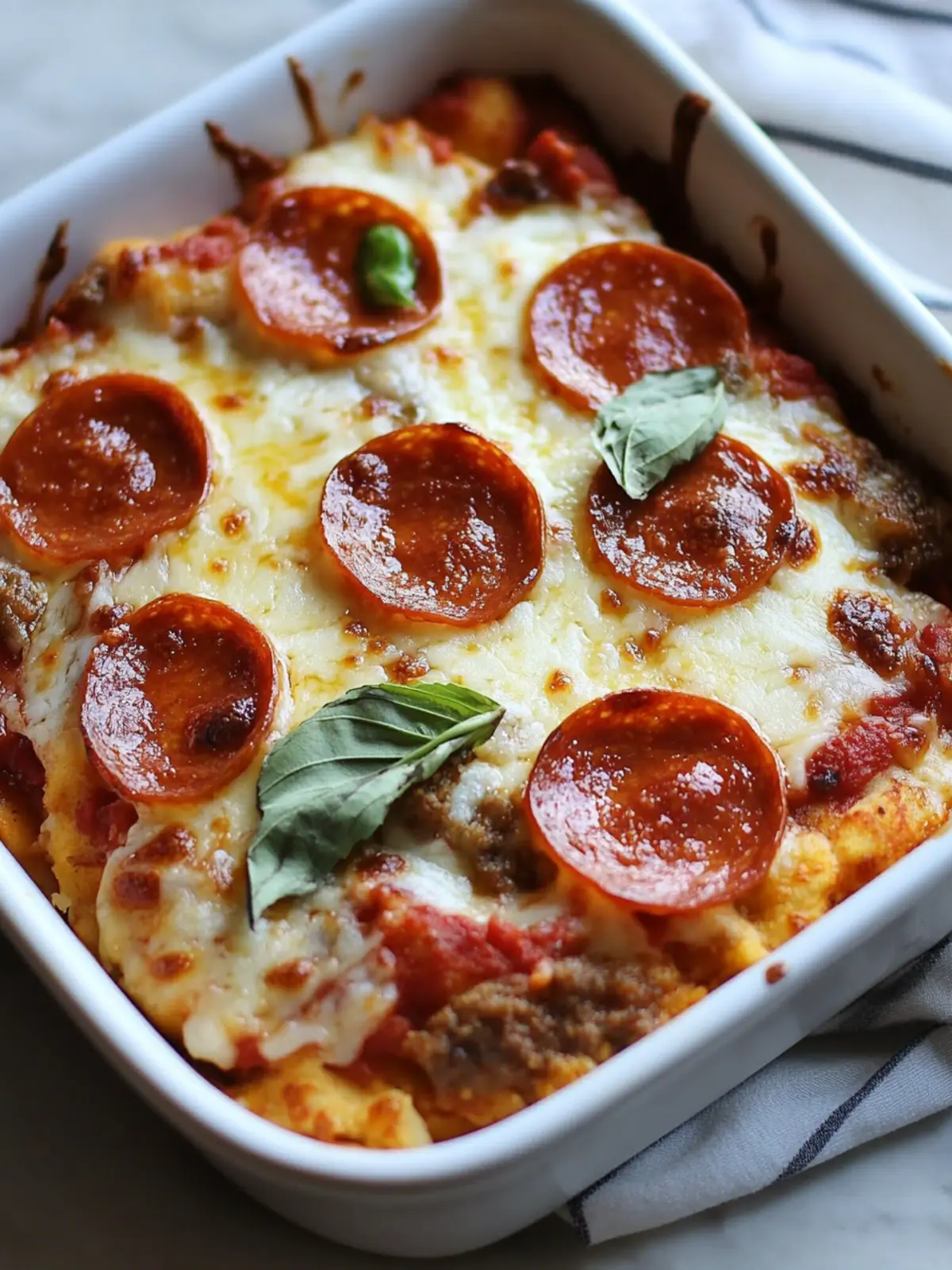 Satisfy Cravings with Pizza Casserole Low Carb Delight 2 Pizza Casserole Low Carb