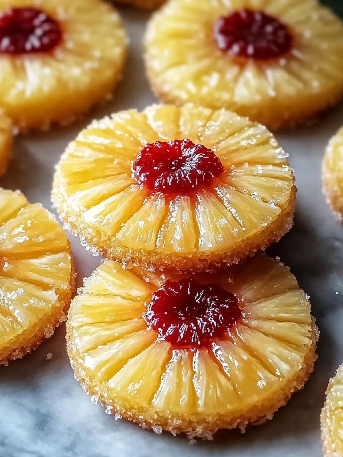 Pineapple Upside Down Sugar Cookies That Delight Every Bite