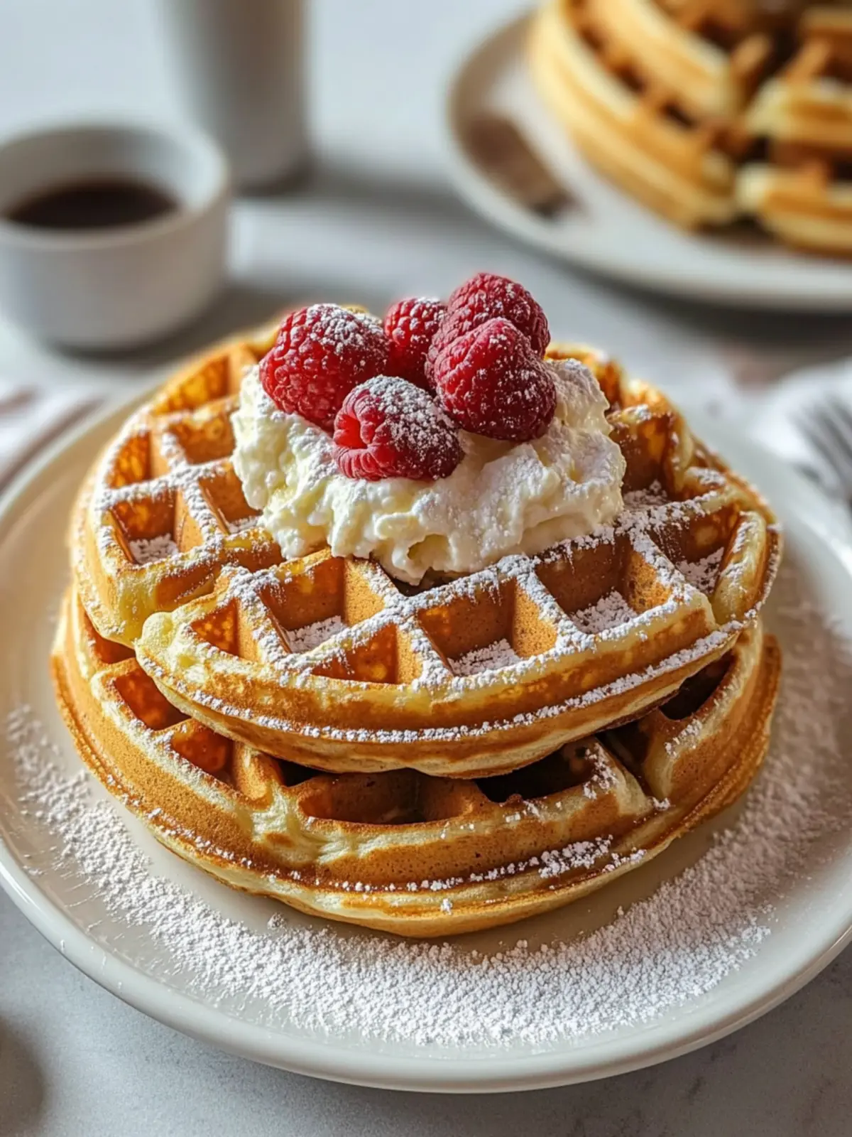 Cinnamon Brown Sugar Waffles for a Cozy Weekend Breakfast 2 Cinnamon Brown Sugar Waffles