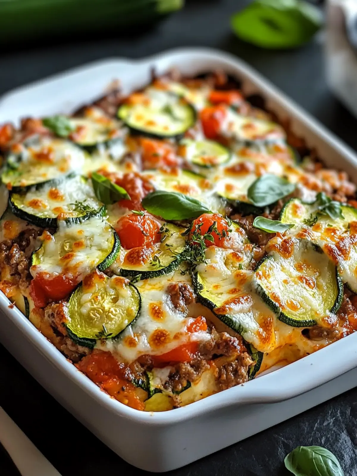 Guilt-Free Zucchini Pizza Casserole for the Whole Family 4 Zucchini Pizza Casserole